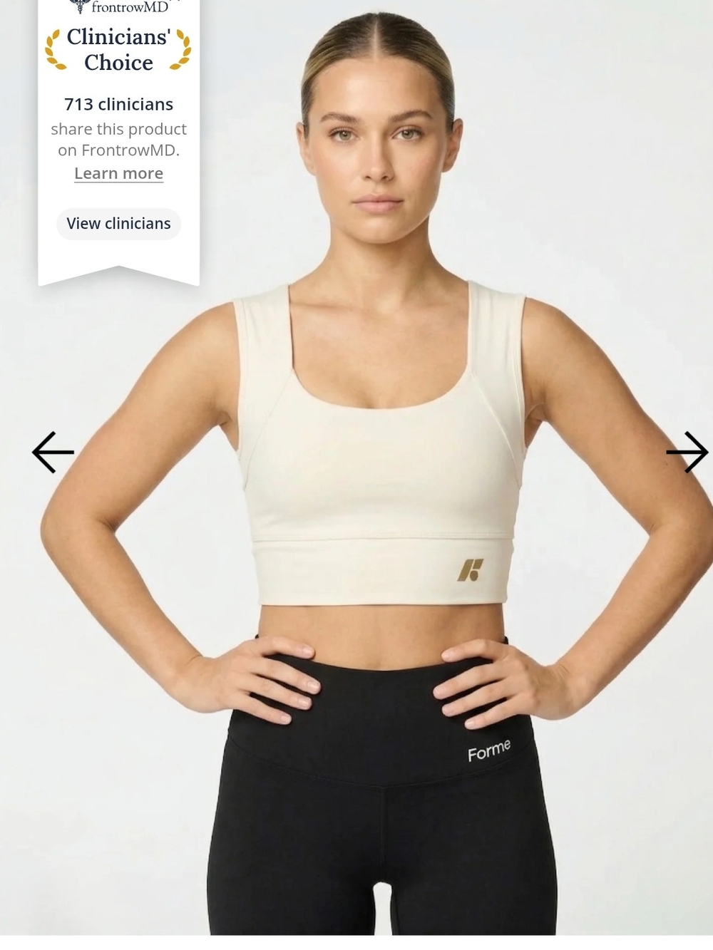FORME Collagen Power Posture Bra Xxl